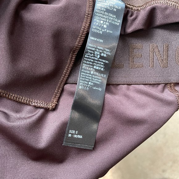 Balenciaga Brown Activewear Leggings - Picture 3 of 4